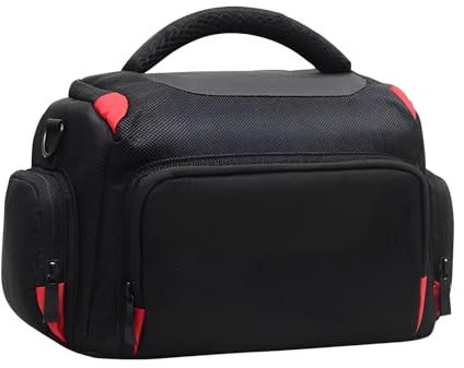 FANWINKJ Kameratasche Spiegelreflex, wasserdichte DSLR Schultertasche, Kompakte Fototasche für Spiegelreflexkamera und Zubehör, Outdoor Kamera-Umhängetasche