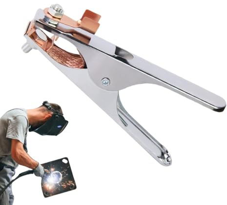 Euyehn Ground Welding Earth Clamp | 300A/500A Earth Clamp A-Shape Copper Ground Clamp,Thickened Cable Clip Clamp Heavy Duty Welding Clamp Clip for Welder