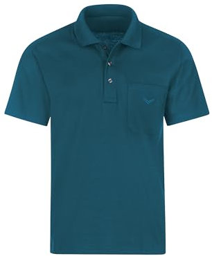 trigema Herren Polo-Shirt mit Brusttasche