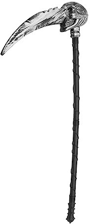 Homoyoyo Faucille d'halloween Haloween Hallowen Accessoire Photo Halloween Le déguisement Fiesta Squelette Costume Gonflable décor de fête d'halloween Faucille de Cosplay de fête Plastique