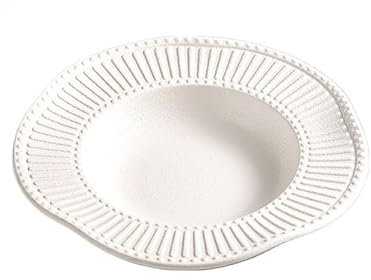 VEXDOSLE Assiette à dîner Assiette de pâtes Japonaise Assiette Creuse ménagère Assiette à Soupe Salade Assiette de Cuisine Occidentale Assiette de légumes Assiette à Dessert Assiettes