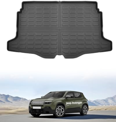 LANGBEAN TPE Alfombrillas Maletero para Jeep Avenger Hybrid EV 2023-2026 | Alfombras Maletero Originales, Protector Maletero Antideslizantes e Impermeables, Funda Maletero con Bordes Elevados