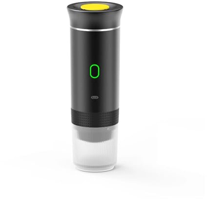 Portable Espresso Maker Multi-function 3 In 1 Mini Handheld Capsule Coffee Machine Cold Hot Brewing Cafe(Nero)