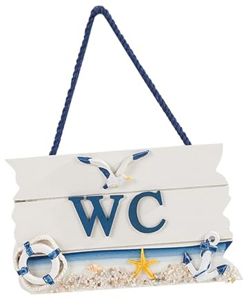 KiBcsLic Cartello WC, Cartello Bagno, Decorazione Murale, Cartello Porta per Guardaroba Negozio, Toilette Ristorante, Anello Da Nuoto
