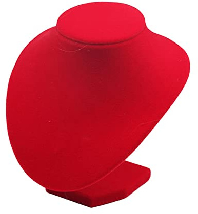 Fxzqgnh Espositore a Busto per Collane con Base AntiGraffio, Ideale per Mensole, Tavoli da Trucco, Gallerie E Mostre.