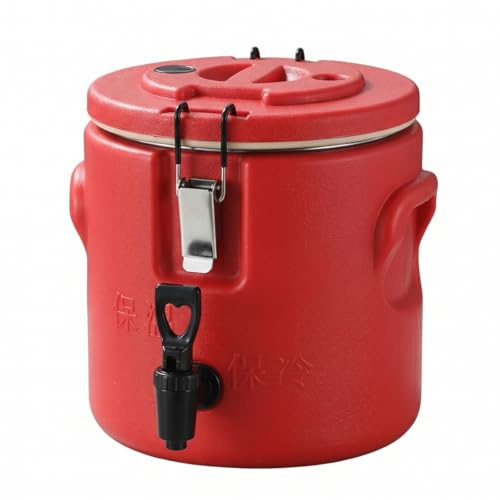 Dispenser per bevande isolate, dispenser per bevande fredde/calde in acciaio inossidabile con rubinetto, brocca per acqua con capacità di 1, 59 galloni