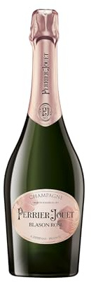 Perrier-Jouët Blason Rosé Champagner, Zarte Aromen von reifen Früchten & frischem Brot mit einem vollmundigen, großzügigen Abgang, Aperitif, 1 x 0,75L