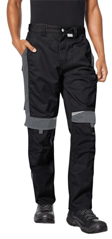 pka BESTWORK Arbeitshose für Herren mit Stretch-Bund & Kniepolster-Taschen
