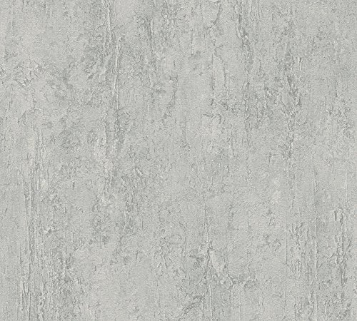 A.S. Création Vliestapete Beton Concrete & More Tapete in Vintage Beton Optik 10,05 m x 0,53 m grau Made in Germany 306694 30669-4