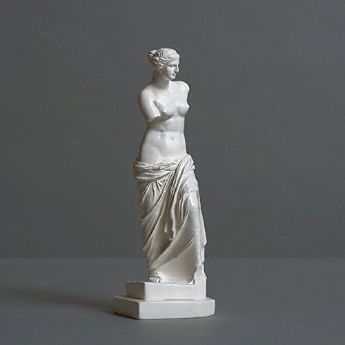 Alex Agwanjan Aphrodite Venus von Milo Skulptur aus hochwertigem Zellan, echte Handarbeit Made in Germany, Statue in weiß, 16cm