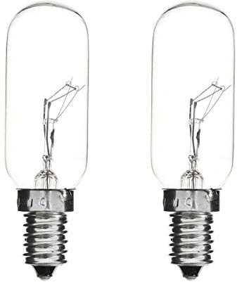Masterpart E14 Clear Lamp Tubular 40w SES Cooker Hood Extractor Light Bulbs Pack of 2