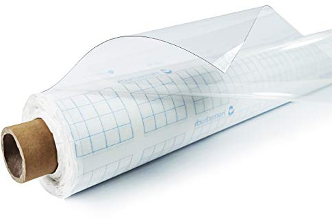 Tischfolie transparent 130x160 cm | Durchsichtige Tischdecke 0,2 mm aus PVC - wasserfest und lebensmittelecht | Schutzfolie ideal für Küche und Balkon | Tischschutz gegen Kratzer und Flecken