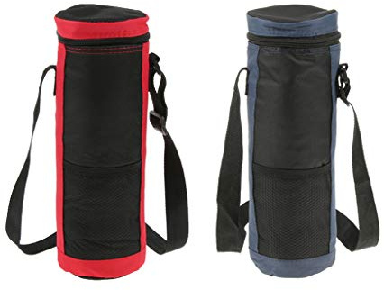 U/ D 2Pcs 2L Waterproof Insulated Cooler Oxford Carry Bag for Water Drink Bottle Lunch