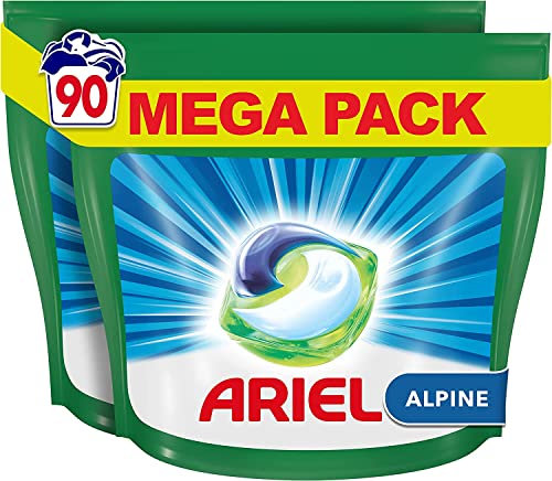 Ariel Todo En Uno PODS, Cápsulas De Detergente Líquido 90 Lavados