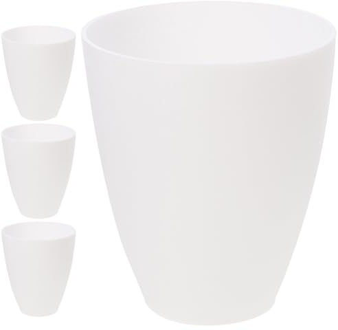 FOMIYES Plastic Lampshade Flat Head 4Pcs White Light Covers 1.2 Inch Wall Lamp Shade Replacement for Indoor Chandelier and Bedroom Lighting