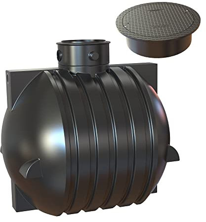 Garten-Zisternen Regenwassertank Zisterne 6000 Liter Ozeanis (mit begehbarer Abdeckung)
