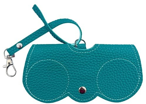Nounex21 - Premium Sonnenbrillen Schutzetui, tragbares Brillenetui, modischer Sonnenbrillen-Halter, weiches PU-Leder, 12 Farben