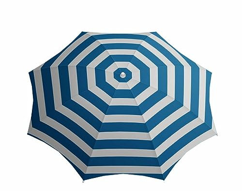 BigBuy Garden Parasol, Blanc/Bleu, Estándar