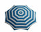 BigBuy Garden Parasol, Blanc/Bleu, Estándar