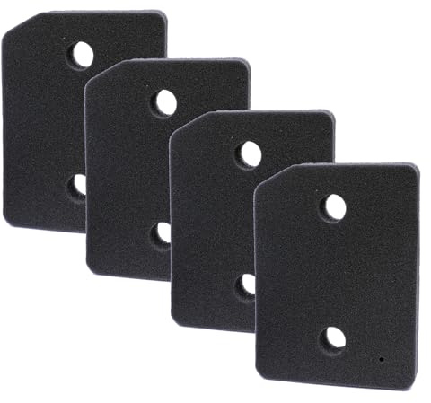 LRFDRESS Set of 4 Dryer Filters for Miele 9164761 Dryer Heat Pump Dryer Fine Coarse 207 x 157 x 30 mm Floor Filter Sponge Filter Condenser Dryer Filter Mat