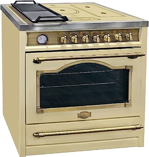 Kaiser Empire HC 93655 ElfEm Retro - Cocina con placa de inducción (90 cm, con placa de inducción)