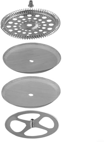 Kit de 4 filtres de rechange pour cafetière à piston 6 cm, 8 cm, 9 cm (1 000 ml)