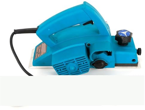 Raboteuse électrique, Raboteuse électrique portative for le travail du bois 800 W à faible bruit avec profondeur de coupe réglable for le ponçage et la coupe du bois
