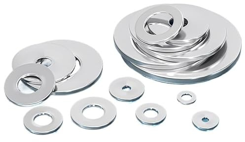 Arandelas planas grandes, Arandelas de acero inoxidable 316, Arandelas planas M2/M3/M4/M5/M8-M36, Paquete de 10/100(M16*28 * 2.5(5pcs))