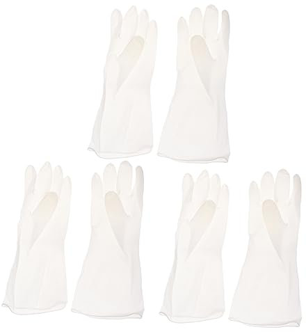 DECOMELODY 3pair Gloves Alternative Kitchen Gloves for Dishwashing Cleaning Washing Household Women's Arthritis Protection