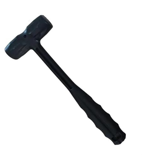 BCJMKDX Martillos de Goma, Martillo Blando de Doble Cara, mazo de Goma for decoración de Pisos del hogar, instalación, Herramienta Manual, joyería y Manualidades.(Black)