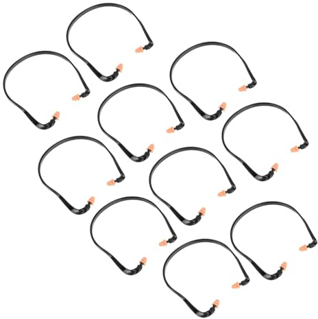PACKOVE Bouchons D'oreilles En Silicone Antibruit Arceau, Lot De 10 Pièces, Légers Et Souples, Protection Auditive Pour Sommeil, Voyage En Avion Et Train, Usage Pratique Au Quotidien