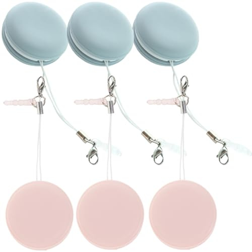 GANAZONO Macaron Shape Glasses Cleaner Wipes 6pcs Screen and Lens Cleaning Cloths for Eyeglasses Camera Phone Lens Cleaning for Travel and Daily Use