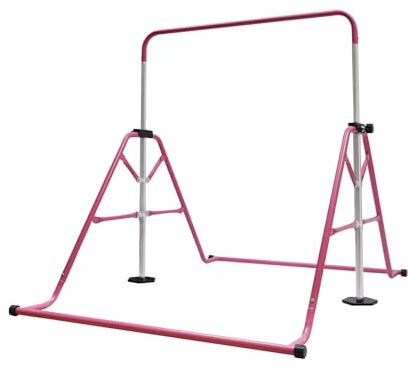 MELAQULY Gymnastikstange, Kinder Turnreck Gymnastik, Erweiterbare Junior-Heimausrüstung Stangen bis 80kg, Turnstangen Horizontale Training Gymnastics Bar for Kids