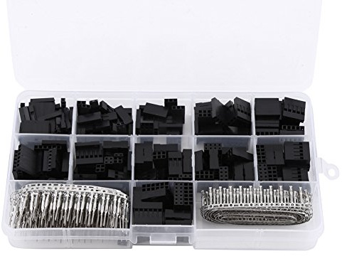 CHICIRIS Ensemble de Connecteurs de Boîtier de Fil de Cavalier Pratiques, 620 Pièces, pour la Construction D'ordinateurs, Broches et Prises de Style Planche à Pain pour Amateurs D'électronique