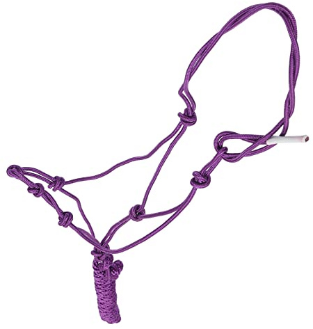 YARNOW Cabestro de Exhibición para Caballos Collar Ligero y Accesorio de Arnés para Caballos Western, Adecuado para Capacitación y Manejo en Establos Color Aleatorio