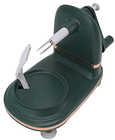 Vistreck Effektiv äppel- och Päronskalare med Blad i Rostfritt Stål - Enkel Användning och Hög Stabilitet för Hemmakök (Uppgraderat set)