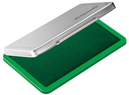 Pelikan Stempelkissen 2 grün 7x11cm Metallgehäuse | Pelikan Metall-Stempelkissen Grün 7 x 11 cm , getränkt