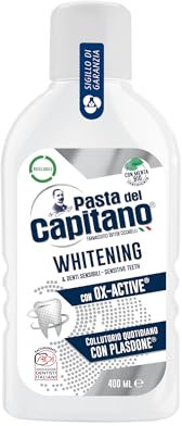 Pasta del Capitano Bain de Bouche blanchiment Whitening 400ml