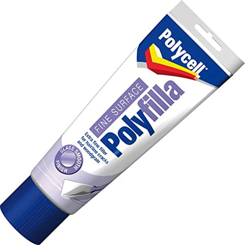 Polycell Fine Surface Filler Tube 400g PLCFS400GS, Off White (Packaging may vary)
