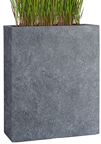 Pflanzwerk® Pflanzkübel Divider Lava Anthrazit 72x60x25cm Blumentopf *Frostbeständig* *UV-Schutz* *Qualitätsware*