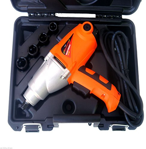Neilsen JOBSITE 5pc Impact Gun Ratchet Wrench Set 1/2 Drive 1010W 17,19,21,22mm 450nm Torque