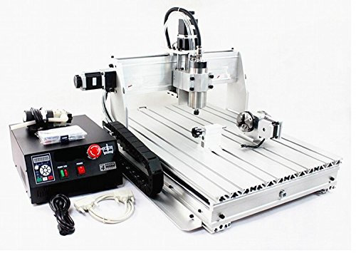 GOWE 4 axis Engraving Machine, 1.5kw CNC milling Machine with Wireless Handwheel