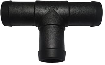1 x Conector de manguera T Forma de 20 mm Plástico Empalme Manguera Aire Manguera T de unidades