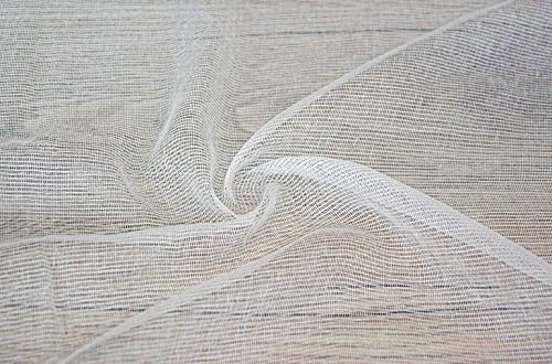 20 METER !!! Baumwollgaze 100% Baumwolle – Feines Käsetuch, Mullstoff, Saze Stoff – 90 cm breit, Meterware für Küche, Basteln, Medizin, Kosmetik (0,9 x 20 m)