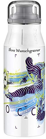 alfi Trinkflasche 'elementBottle', Größen 0,4 oder 0,6 Liter, mit Namensgravur