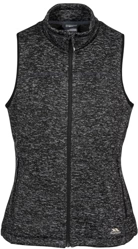Trespass Damen Fleece-Weste, warm, 3200 g/m² XS Black Marl