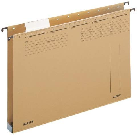 LEITZ ALPHA Hängesammler, A4, Bodenbreite: 28 mm, natron 25 Stück