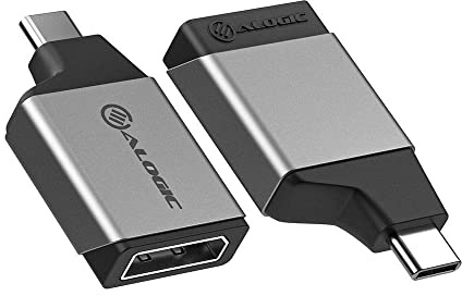ALOGIC Ultra Mini Adaptateurs USB-C (Ultra Mini USB-C vers USB-A - Gris Espace) (Adaptateur Ultra Mini USB-C vers DisplayPort)