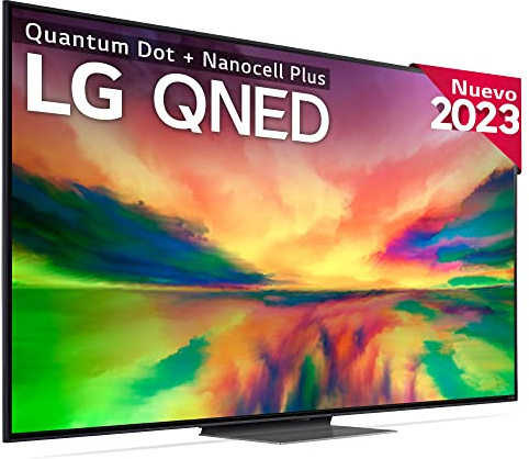 LG 65QNED816RE 65, 4K QNED, Smart TV, HDR10, webOS23, Serie 81, Procesador Gran Potencia, Dolby Digital Plus, Gaming, Alexa/Google Assistant
