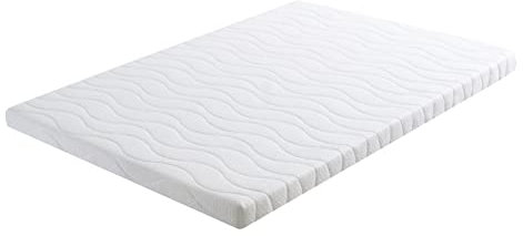 Visco Therapy Recon Eco Foam Mattress Topper – 4FT Small Double (190x120x3cm) Added Firmness Orthopaedic Support with Durable Comfort – Hypoallergenic, Washable Cover, UK Made Certified